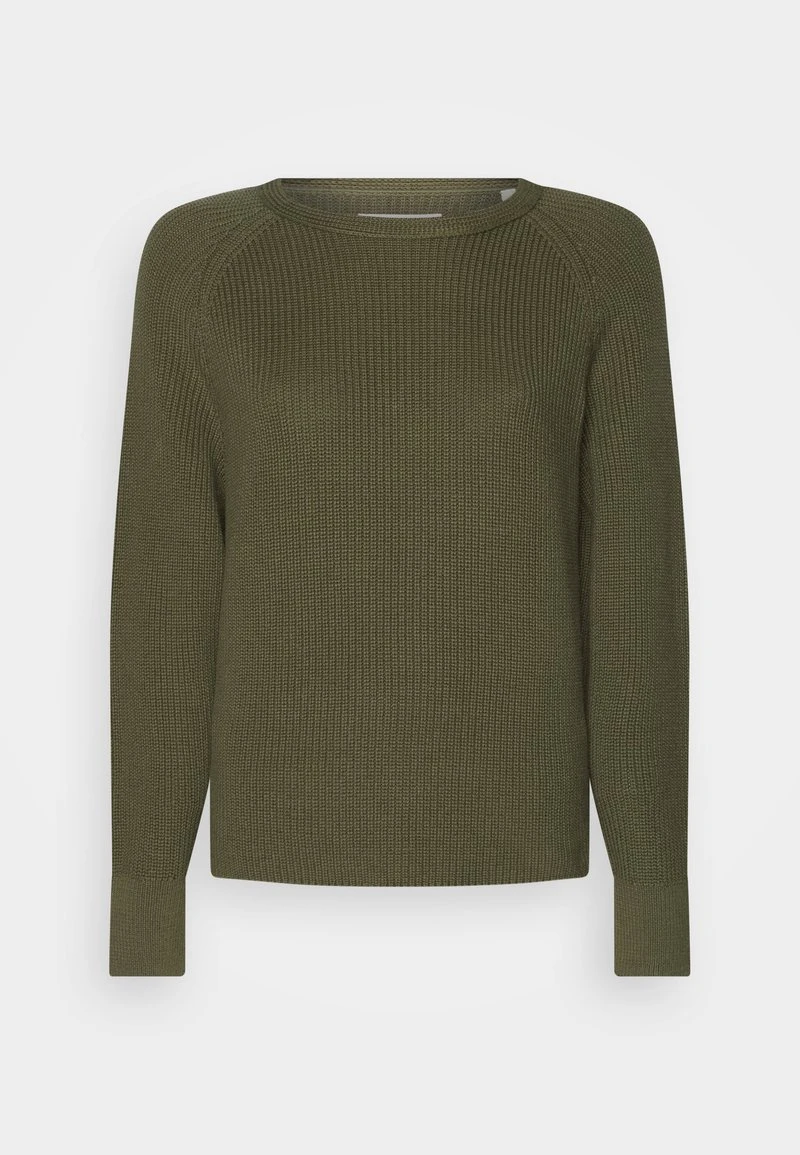 Marc O'Polo LONGSLEEVE ROUND-NECK - Strickpullover - Wild Olive 4 Marc O'Polo LONGSLEEVE ROUND-NECK - Strickpullover - Wild Olive – Bild 4