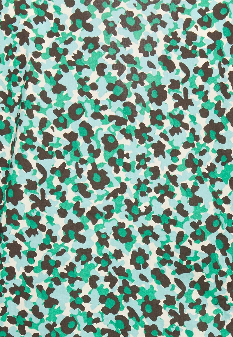 Marc O'Polo DEEP V NECK VOLUME SLEEVE ELASTIC HEM PRINTED - Bluse - Green 5 Marc O'Polo DEEP V NECK VOLUME SLEEVE ELASTIC HEM PRINTED - Bluse - Green – Bild 5
