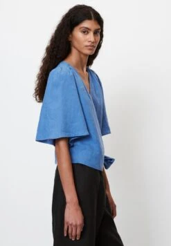 Marc O'Polo MIT MATERIAL-MIX-CHARAKTER - Bluse - Summer Sky 10 Marc O'Polo MIT MATERIAL-MIX-CHARAKTER - Bluse - Summer Sky -Mode Familie 27e2d58e7f0e400f8cbf990155b3de93