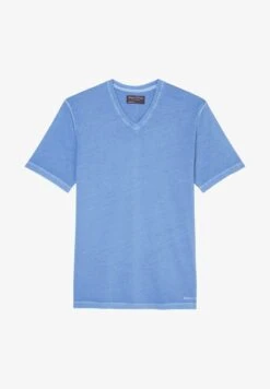 Marc O'Polo V-NECK- REGULAR AUS REINER BIO - T-Shirt Basic - Azur Blue 10 Marc O'Polo V-NECK- REGULAR AUS REINER BIO - T-Shirt Basic - Azur Blue -Mode Familie 28f81511289941a189f97af66e16b9b3