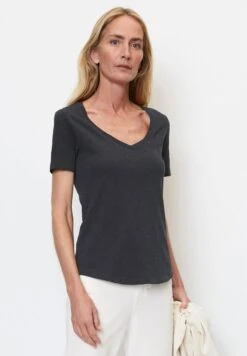 Marc O'Polo V-NECK REGULAR - T-Shirt Basic - Deep Blue Sea