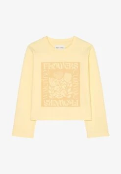 Marc O'Polo CROP REGULAR AUS - Sweatshirt - Pale Sunflower -Mode Familie 2a2784e9922a482385145b5e05d56365