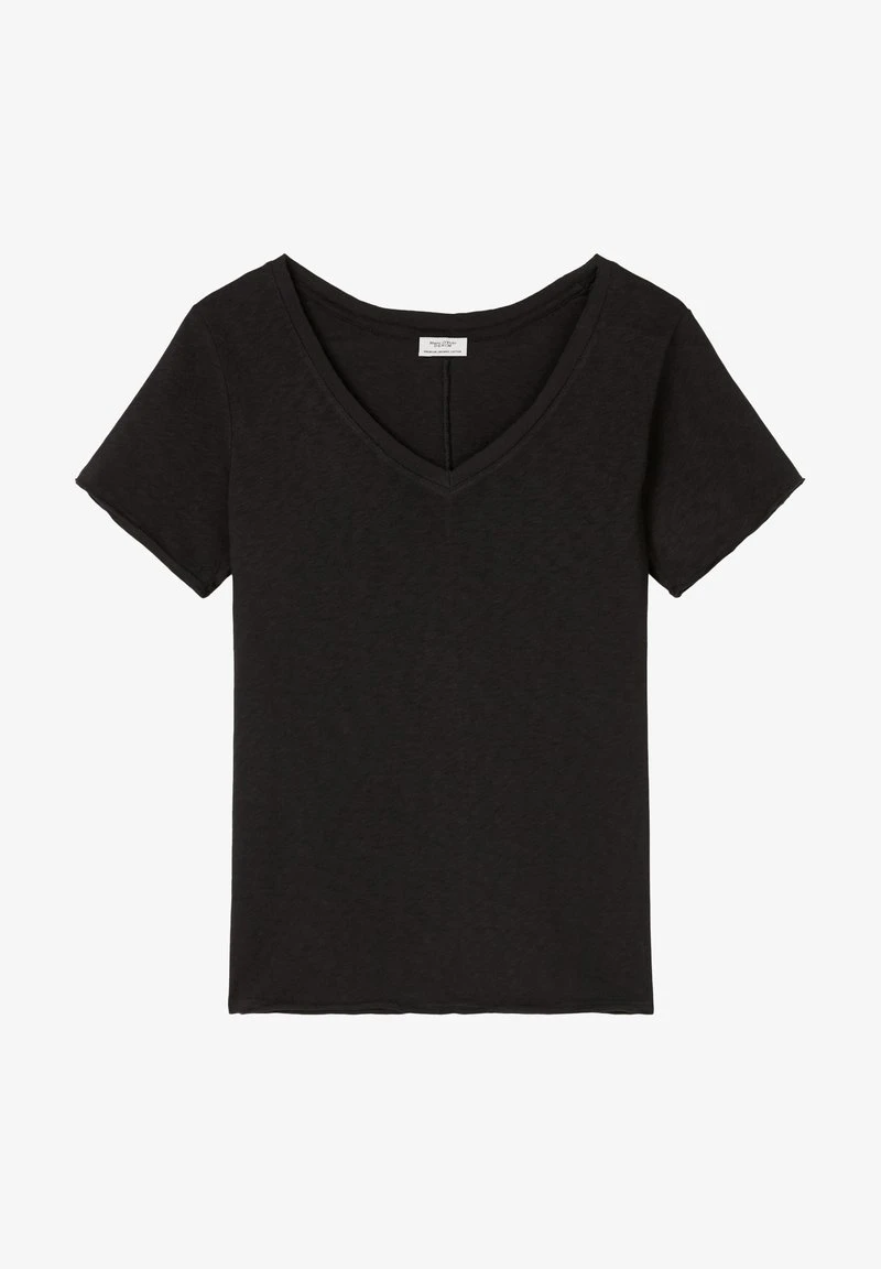 Marc O'Polo DENIM SHORT SLEEVE V NECK - T-Shirt Basic - Grey Melange 5 Marc O'Polo DENIM SHORT SLEEVE V NECK - T-Shirt Basic - Grey Melange – Bild 5