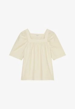 Marc O'Polo BOHEMIAN MIT ECKIGEM AUSSCHNITT - Bluse - Chalky Sand -Mode Familie 2b59c884483d45128c20e8cbcde86f7b