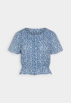 Marc O'Polo DENIM SHORT SLEEVE ROUND NECK - Bluse - Mediterranean Blue 9 Marc O'Polo DENIM SHORT SLEEVE ROUND NECK - Bluse - Mediterranean Blue -Mode Familie 2e35c65298cb4dec8de322ec7a72bb49