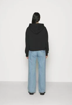 Marc O'Polo DENIM ZIPP HOODY JACKET BOXY FIT - Sweatjacke - Black -Mode Familie 30850becf91544ad8c53cdeaf31c685e