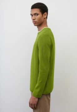 Marc O'Polo RUNDHALS REGULAR - Strickpullover - Cargo Khaki 9 Marc O'Polo RUNDHALS REGULAR - Strickpullover - Cargo Khaki -Mode Familie 30deff964ae54528a947c7a9f5c62e26