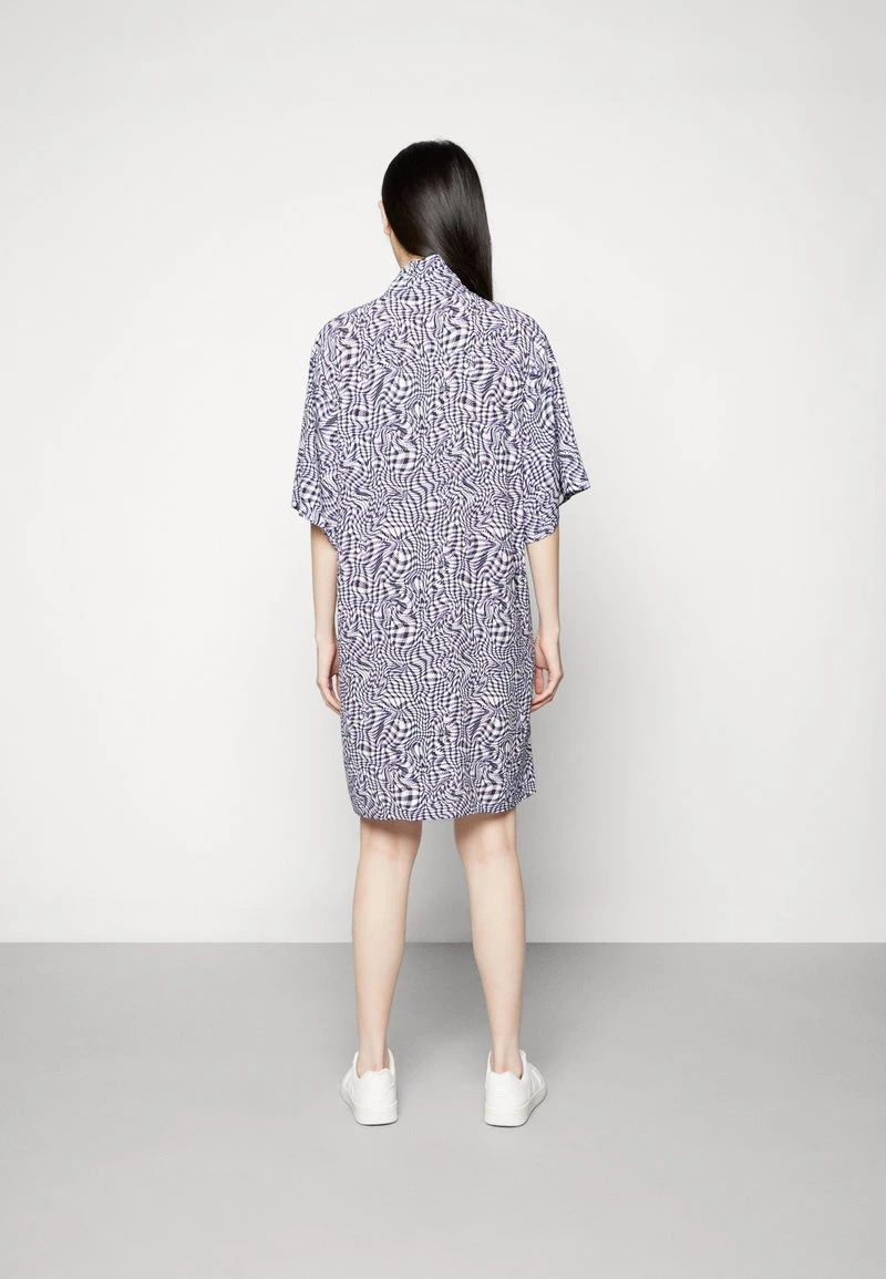 Marc O'Polo DENIM DRESS SHORT SLEEVE - Blusenkleid - Multi/beautiful Iris 3 Marc O'Polo DENIM DRESS SHORT SLEEVE - Blusenkleid - Multi/beautiful Iris – Bild 3