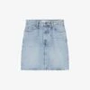 Marc O'Polo HIGH RISE LENGTH - Minirock - Vintage Mid Blue Wash