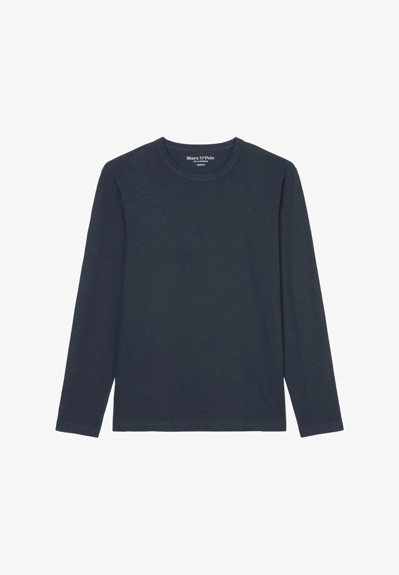 Marc O'Polo SLUB LONGSLEEVE SHAPED - Langarmshirt - Dark Navy 6 Marc O'Polo SLUB LONGSLEEVE SHAPED - Langarmshirt - Dark Navy – Bild 6