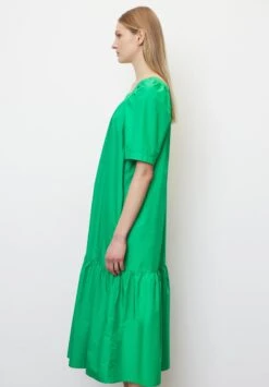 Marc O'Polo BOHEMIAN MIDI STYLE, GATHERINGS, CARREE NECKLINE - Freizeitkleid - Vivid Green -Mode Familie 32f7bb36510c4b5abff335b082eae32b