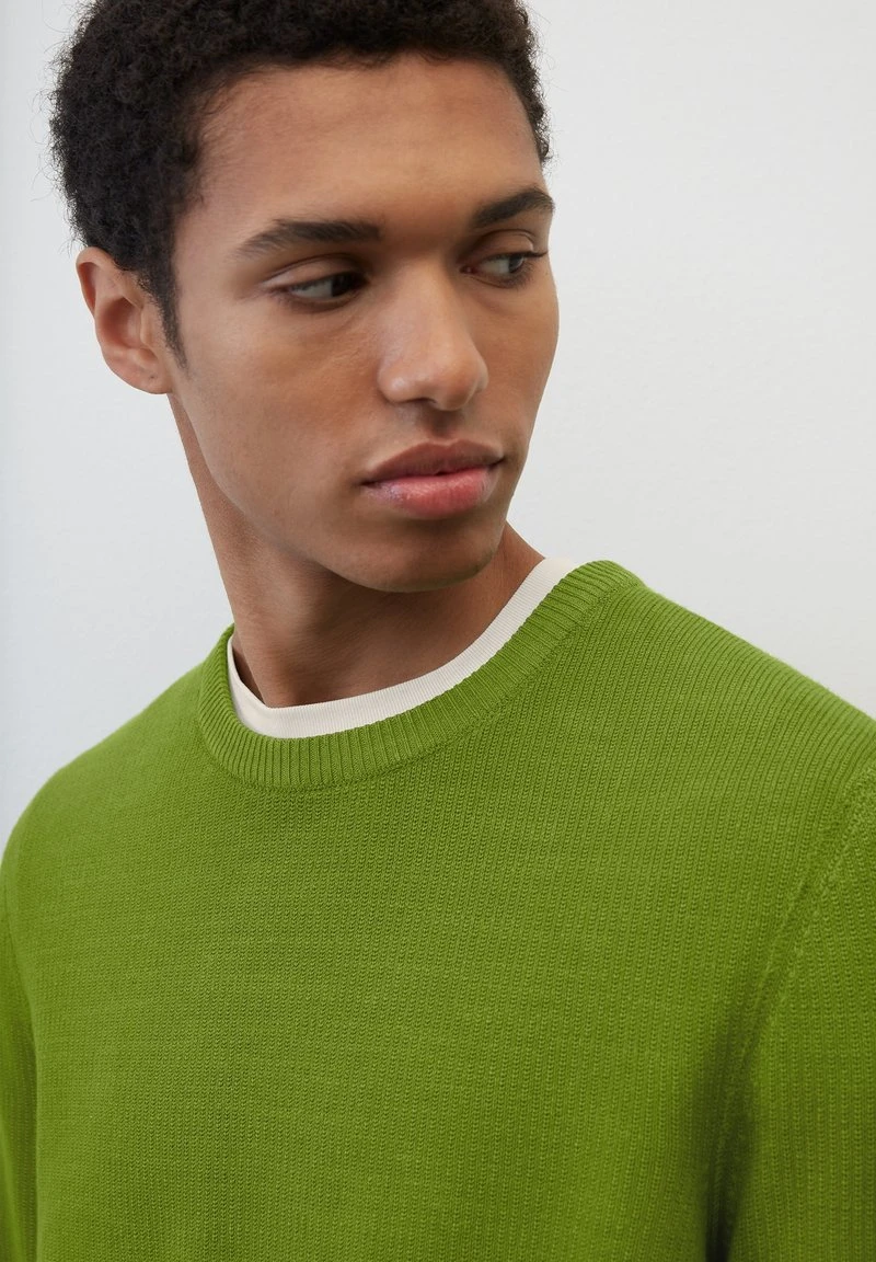 Marc O'Polo RUNDHALS REGULAR - Strickpullover - Cargo Khaki 3 Marc O'Polo RUNDHALS REGULAR - Strickpullover - Cargo Khaki – Bild 3