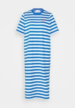 Marc O'Polo DENIM DRESS SHORTSLEEVE - Jerseykleid - Multi/mediterranean Blue -Mode Familie 33ff050a57684414aa78fec8bfe366b1