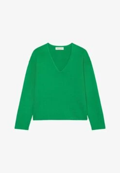 Marc O'Polo V-NECK - Strickpullover - Vivid Green 11 Marc O'Polo V-NECK - Strickpullover - Vivid Green -Mode Familie 3522d6f5e6bb4c7a98f46f88611521e9