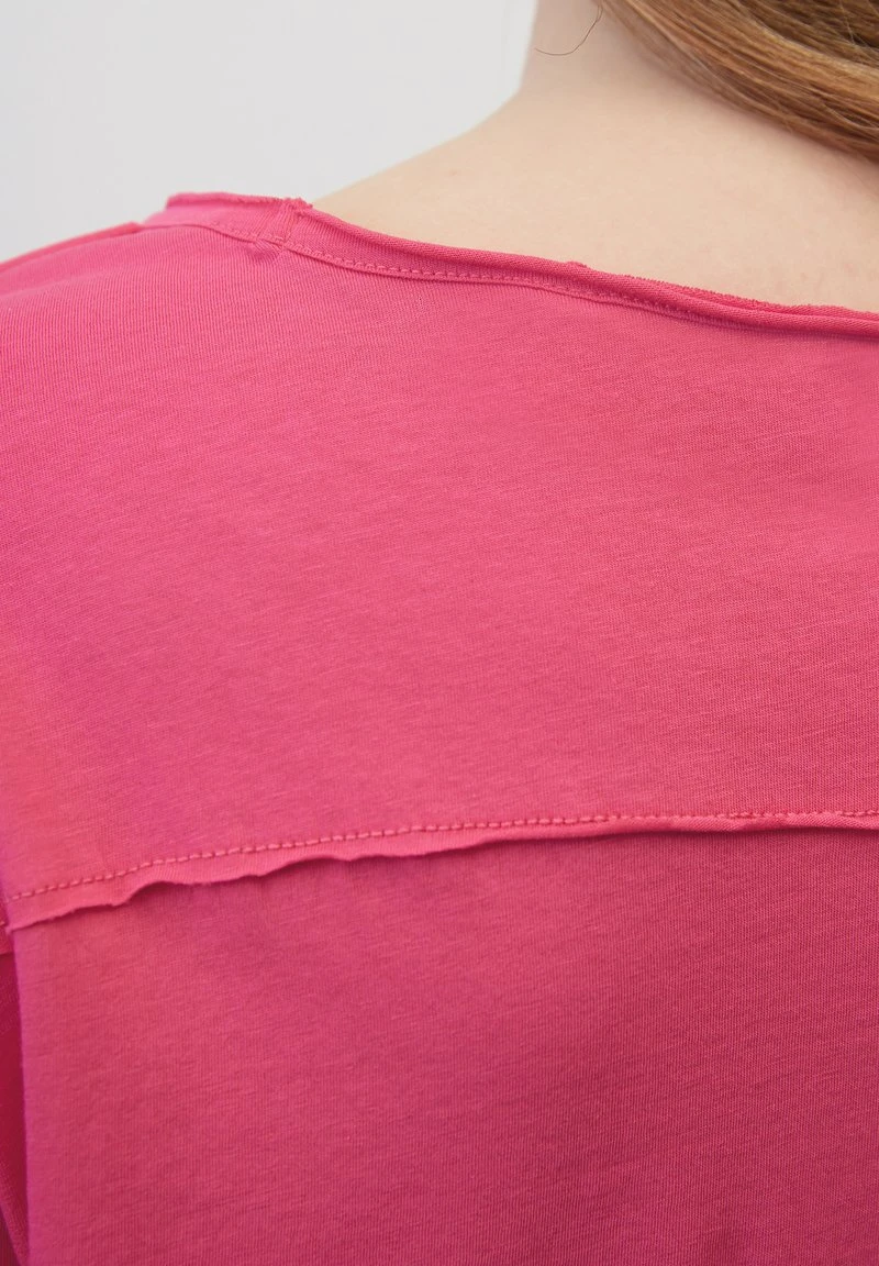 Marc O'Polo DENIM KURZARM MIT AUS LE - T-Shirt Basic - Fresh Fuschia 3 Marc O'Polo DENIM KURZARM MIT AUS LE - T-Shirt Basic - Fresh Fuschia – Bild 3