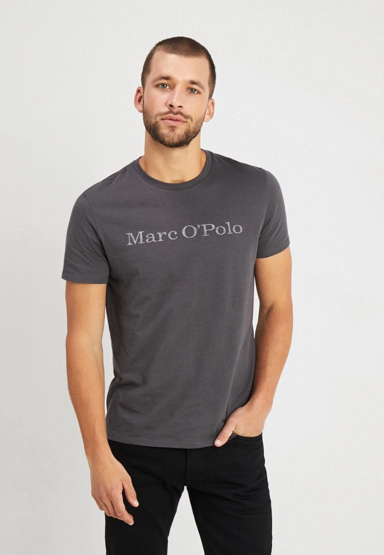 Marc O'Polo T-Shirt Print - Gray Pinstripe 1 Marc O'Polo T-Shirt Print - Gray Pinstripe