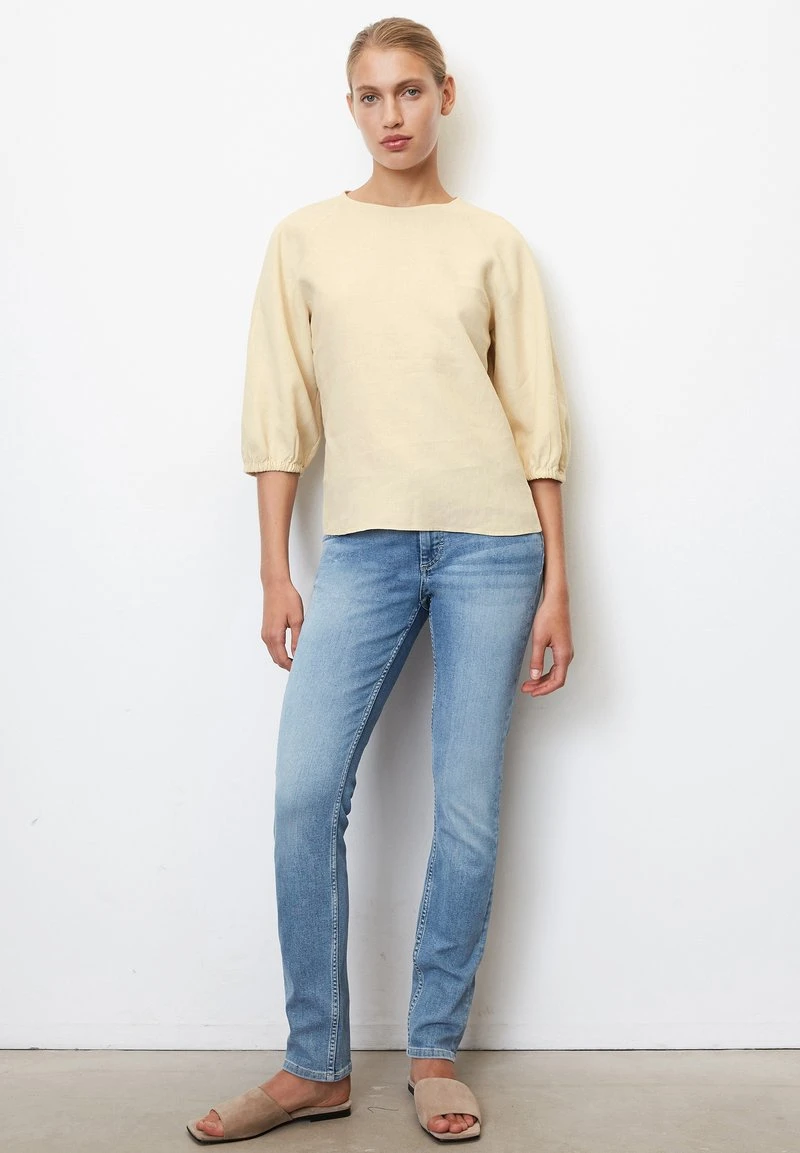 Marc O'Polo MIT PUFFÄRMELN - Bluse - Natural Sand 2 Marc O'Polo MIT PUFFÄRMELN - Bluse - Natural Sand – Bild 2