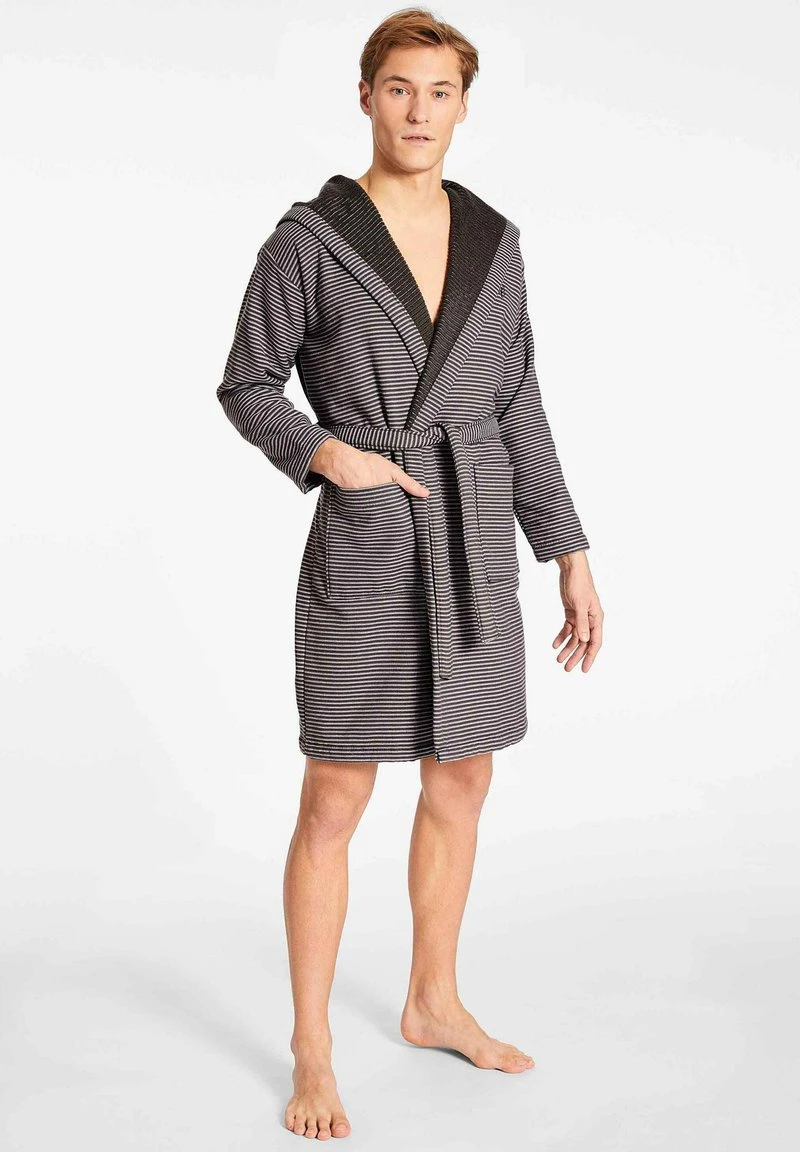 Marc O'Polo Bademantel - Marine 4 Marc O'Polo Bademantel - Marine – Bild 4