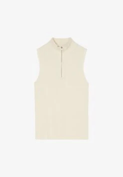 Marc O'Polo ÄRMELLOSES ZIP-TROYER SHAPED - Top - Chalky Sand -Mode Familie 3777283be7fe46db982b4ba70aca1b0a
