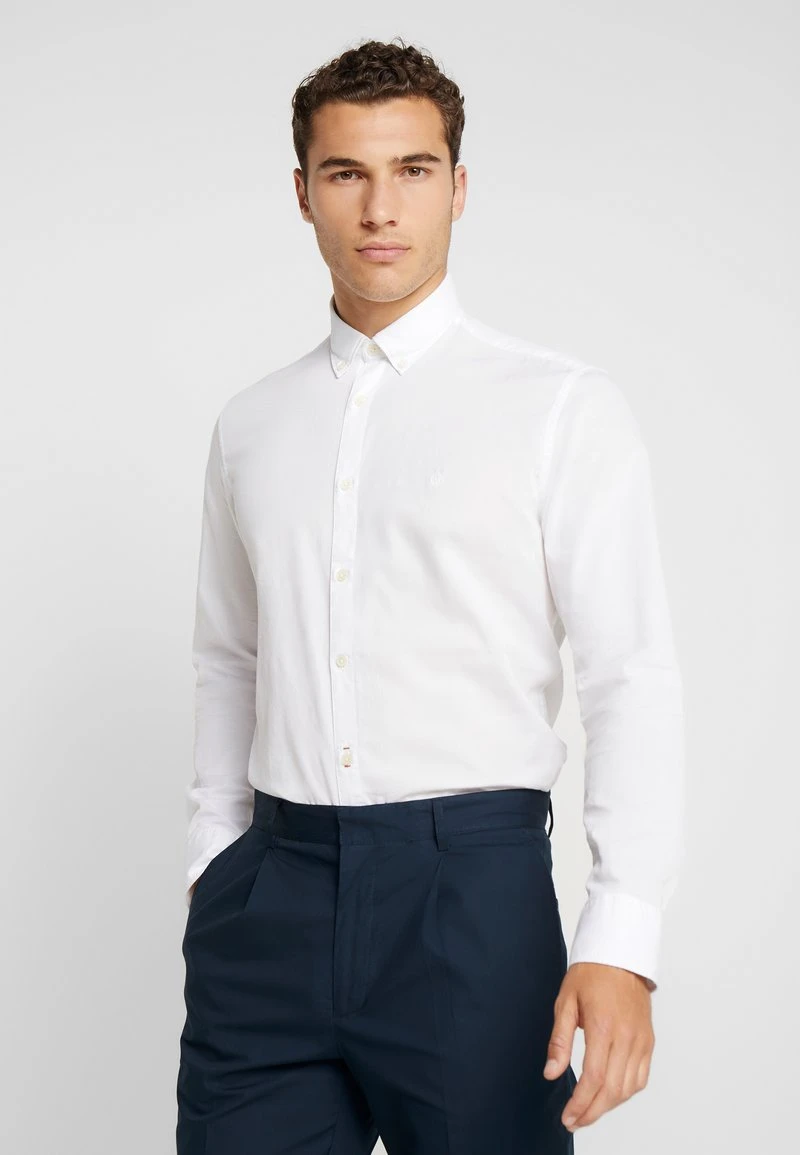 Marc O'Polo FINE BEDFORD GARMENT DYED - Hemd - White 1 Marc O'Polo FINE BEDFORD GARMENT DYED - Hemd - White