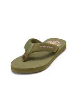 Marc O'Polo MIT WEICH GEOLSTERTEM RIE - Zehentrenner - Khaki 11 Marc O'Polo MIT WEICH GEOLSTERTEM RIE - Zehentrenner - Khaki -Mode Familie 3906c619b79742068240f612af6da39a