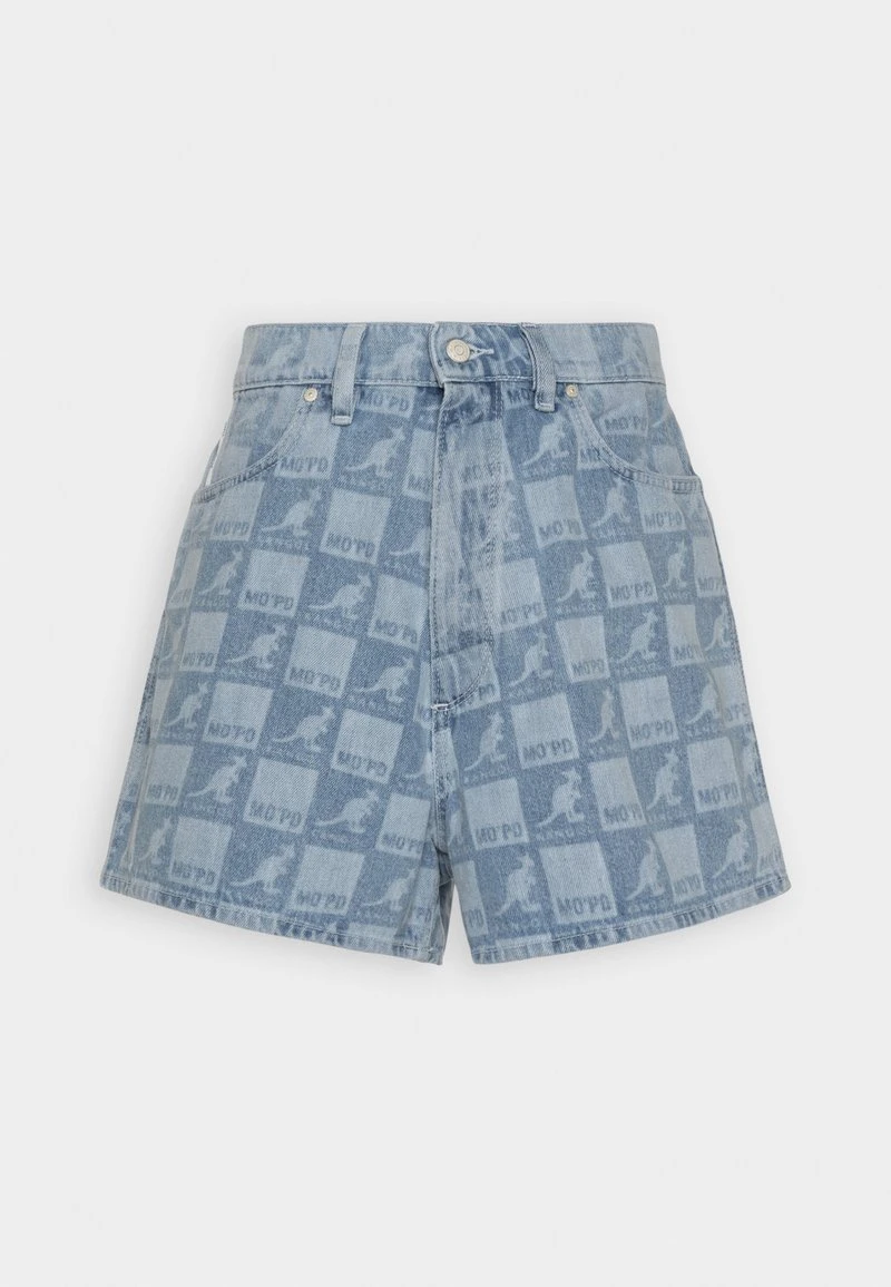 Marc O'Polo DENIM EXTRA HIGH WAIST STRONG A-SHAPED FIT MINI LENGTH - Jeans Shorts - Light Blue 4 Marc O'Polo DENIM EXTRA HIGH WAIST STRONG A-SHAPED FIT MINI LENGTH - Jeans Shorts - Light Blue – Bild 4