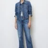 Marc O'Polo Flared Jeans - Vintage Dark Blue Wash