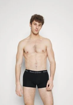 Marc O'Polo 3 PACK - Panties - Black/navy/grey Melange -Mode Familie 3bb9c97786ff4f6e996d8f6f34aff687