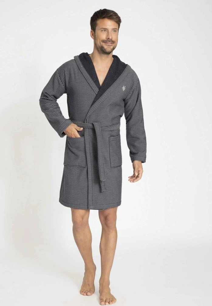 Marc O'Polo Bademantel - Marine 1 Marc O'Polo Bademantel - Marine