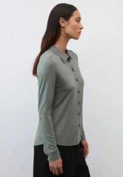 Marc O'Polo REGULAR - Hemdbluse - Deep Lake Green -Mode Familie 3c86f0c6e3e94867bf5426667a63d12a