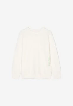 Marc O'Polo Sweatshirt - White Cotton 8 Marc O'Polo Sweatshirt - White Cotton -Mode Familie 3d06486b10bd406585fa7389b271aa18