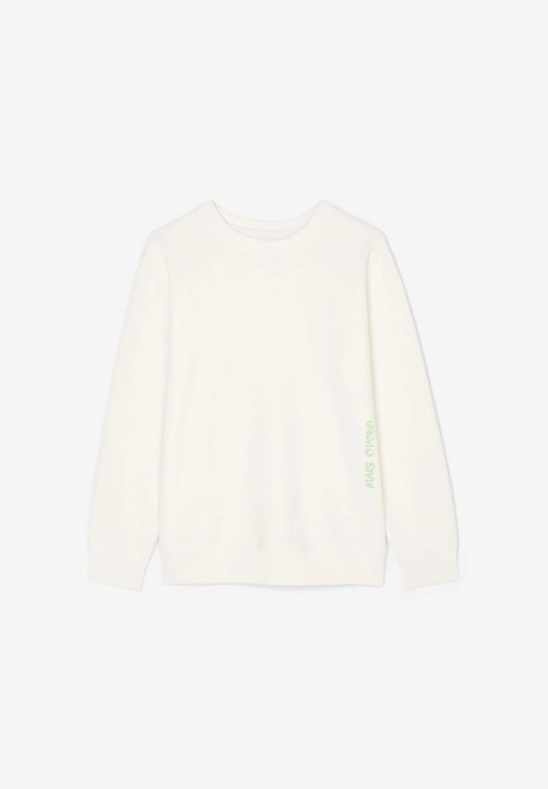 Marc O'Polo Sweatshirt - White Cotton 3 Marc O'Polo Sweatshirt - White Cotton – Bild 3