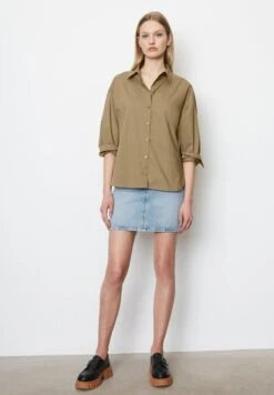Marc O'Polo LONG SLEEVE CASUAL MODERN DROPPED SHOULDER SOLID - Hemdbluse - Dusty Earth -Mode Familie 3d23ede8de0a430aba38070cfb7d628a