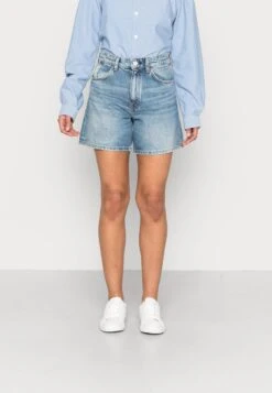 Marc O'Polo DENIM HIGH WAIST BERMUDA LENGTH - Jeans Shorts - Multi/vintage Mid Blue -Mode Familie 40059a10c53e4574bea1cbe430a70c3c 1
