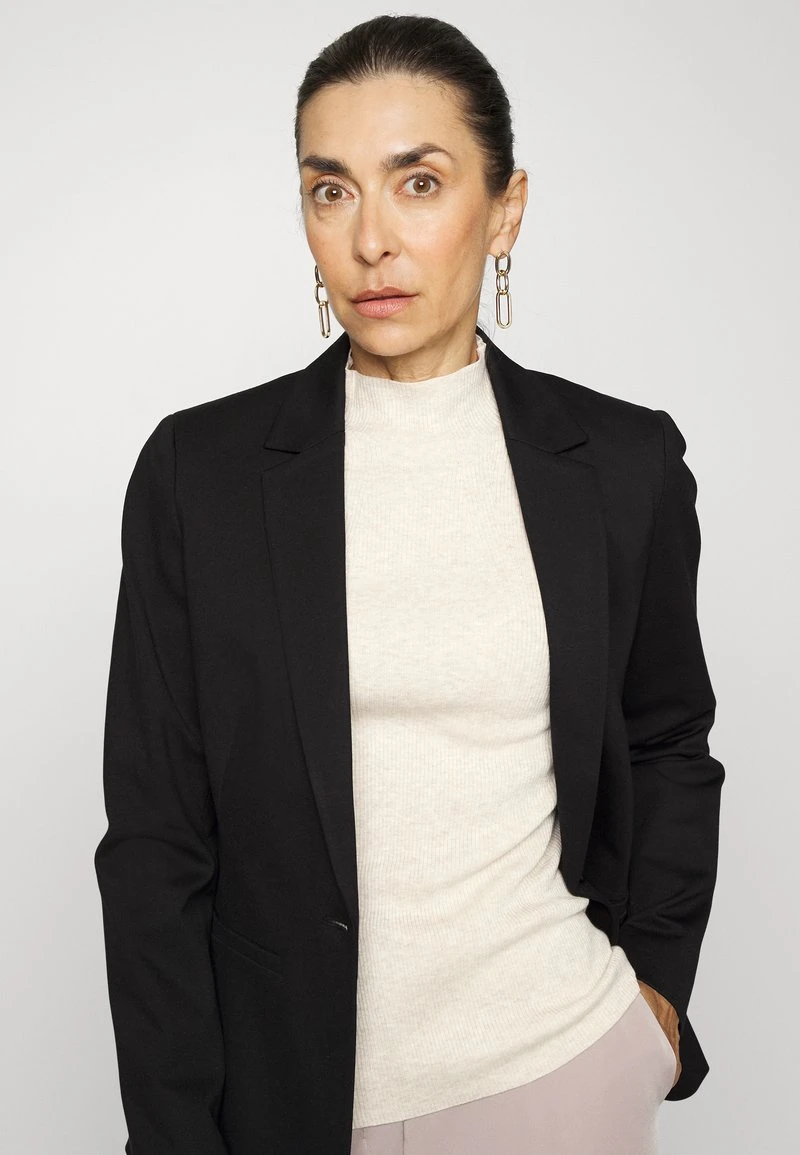 Marc O'Polo LONGSLEEVE STAND UP COLLAR STRUCTURE - Strickpullover - Cream Melange 4 Marc O'Polo LONGSLEEVE STAND UP COLLAR STRUCTURE - Strickpullover - Cream Melange – Bild 4