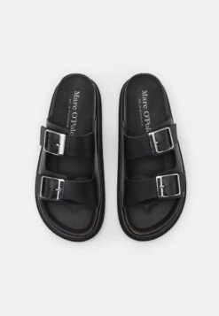 Marc O'Polo MATS - Pantolette Flach - Black 9 Marc O'Polo MATS - Pantolette Flach - Black -Mode Familie 4234563ae8974c24a7e396e91f679391