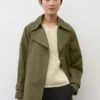 Marc O'Polo KURZ - Trenchcoat - Wild Olive