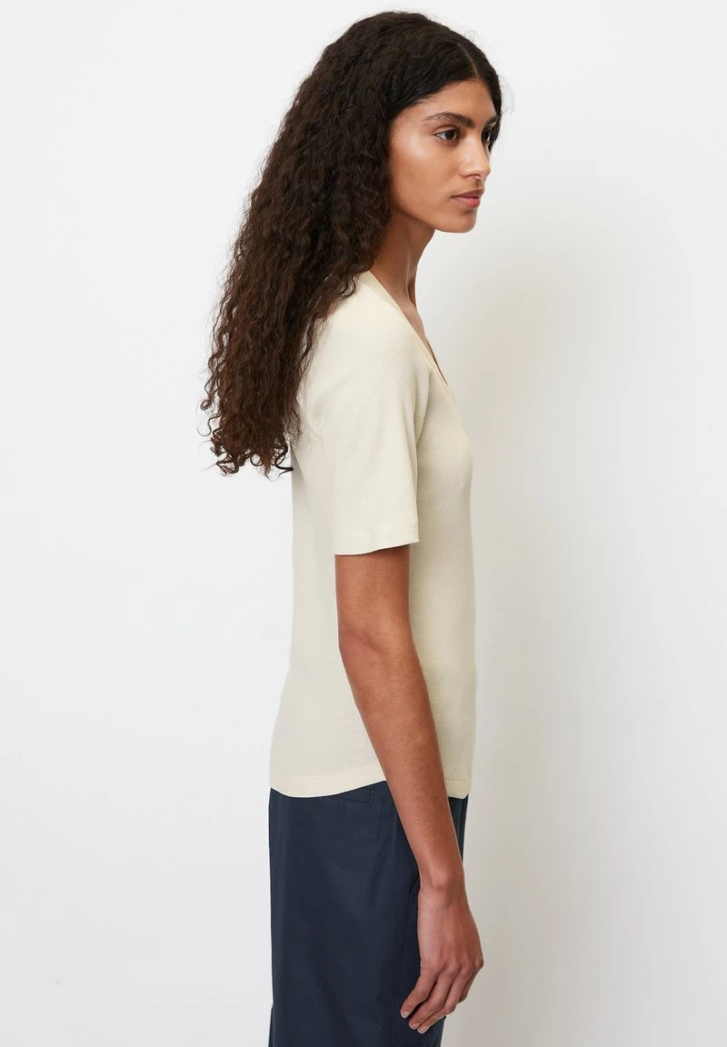 Marc O'Polo AUS ORGANIC - T-Shirt Basic - Soft Taupe 5 Marc O'Polo AUS ORGANIC - T-Shirt Basic - Soft Taupe – Bild 5