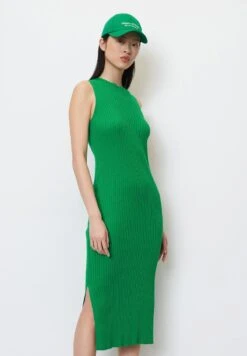 Marc O'Polo SLEEVELESS ROUND NECK - Etuikleid - Vivid Green