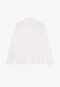 Marc O'Polo MIT VOLUMENÄRMELN AUS POPELLINE - Hemdbluse - White -Mode Familie 434cca99127d4a828cc7aa83386babdf