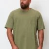 Marc O'Polo SLUB REGULAR - T-Shirt Basic - Olive