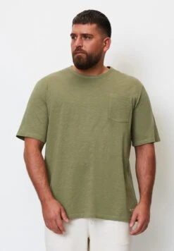 Marc O'Polo SLUB REGULAR - T-Shirt Basic - Olive