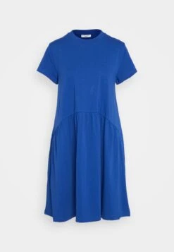 Marc O'Polo DENIM DRESS STYLE HEAVY RAW RUFFLES - Jerseykleid - Kensington Blue -Mode Familie 460ae5016ea64b48a942df1a3686d0fd