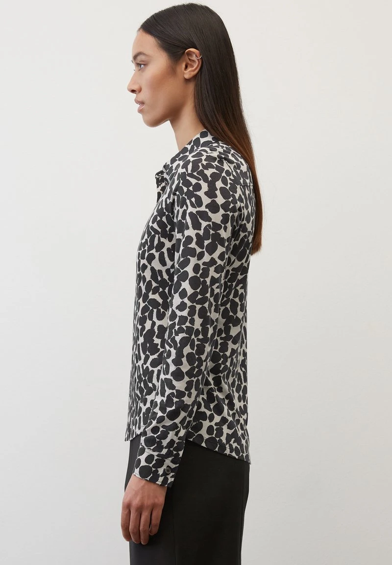 Marc O'Polo ALLOVER PRINT REGULAR - Hemdbluse - Multi Black 4 Marc O'Polo ALLOVER PRINT REGULAR - Hemdbluse - Multi Black – Bild 4