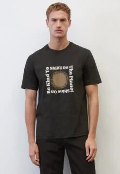 Marc O'Polo REGULAR AUS SOFTER - T-Shirt Print - Black