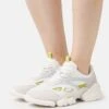 Marc O'Polo JULIA - Sneaker Low - White/lime Green