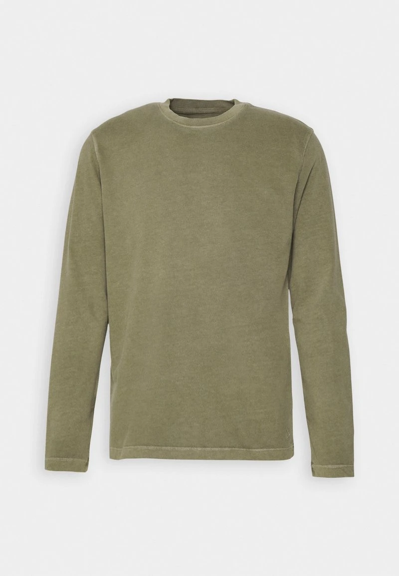 Marc O'Polo CREW EMBROIDERY - Langarmshirt - Olive 4 Marc O'Polo CREW EMBROIDERY - Langarmshirt - Olive – Bild 4