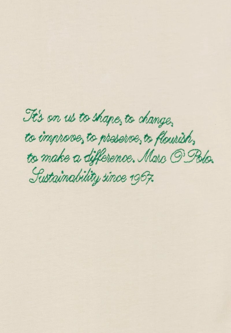 Marc O'Polo SHORT SLEEVE CREW NECK EMBROIDERY - T-Shirt Print - White 3 Marc O'Polo SHORT SLEEVE CREW NECK EMBROIDERY - T-Shirt Print - White – Bild 3