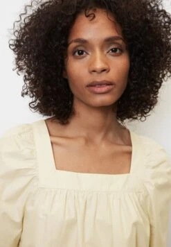 Marc O'Polo BOHEMIAN MIT ECKIGEM AUSSCHNITT - Bluse - Chalky Sand -Mode Familie 4af60f95de944e1ca6c3a381baffd3cd