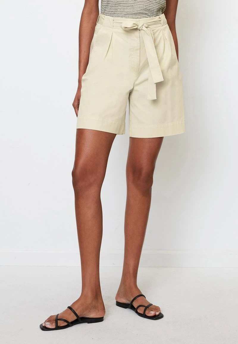 Marc O'Polo MIT GÜRTEL - Shorts - Soft Taupe 1 Marc O'Polo MIT GÜRTEL - Shorts - Soft Taupe
